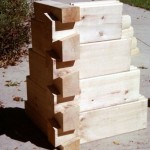 6x12 V Edge Logs with Dovetail Corners