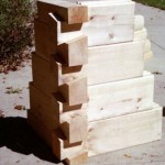 6x12 V Edge Logs with Dovetail Corners