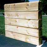 8x6 Flat Flat Chinked Logs Rough Tex Surface