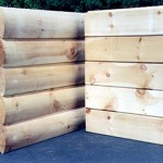 8x6 Round Flat D Logs Exterior Interior