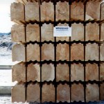 8x6 Flat Flat Logs With Chink Joint