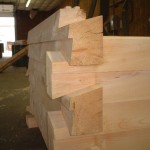 8x6 Double Clapboard Logs with Dovetail Corners