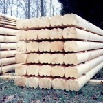 6x8 Round Round Double D Logs