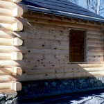 8x6 Round Flat D Logs