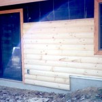 2x6 Log Siding On 2x4 Frame Wall