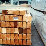 8x6 Beveled Logs Single Clapboard Face