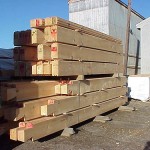 6x12 Grade Stamped Logs Ready For Delivery