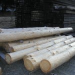 Peeled Round Posts