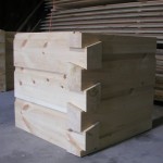 6x12 Currved Base Chink Joint German Chink Joint