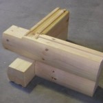 6x8 Notched Butt And Pass Corner