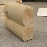 8x6 Round Flat D Drip Edge Logs