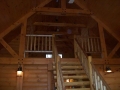 Custom interior – we provided all the T&G, log siding and timbers.