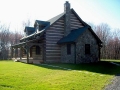 Custom 6 x 12 log home with dovetail corners.