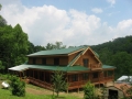 Custom 6 x 12 log home with dovetail corners.