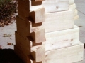 6×12 V Edge Logs with Dovetail Corners