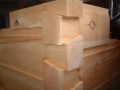 6×12 Chink Joint Logs Planed Smooth Dovetail Corners