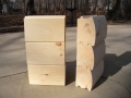 8x6 Round Flat D Drip Edge Logs