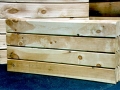 Flat Interior Log Wall V Joint Smooth Surface