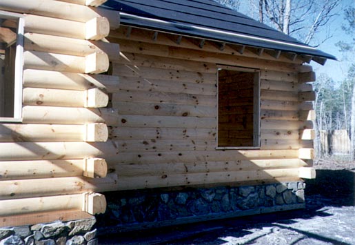 Log Cabins built using wholesale logs